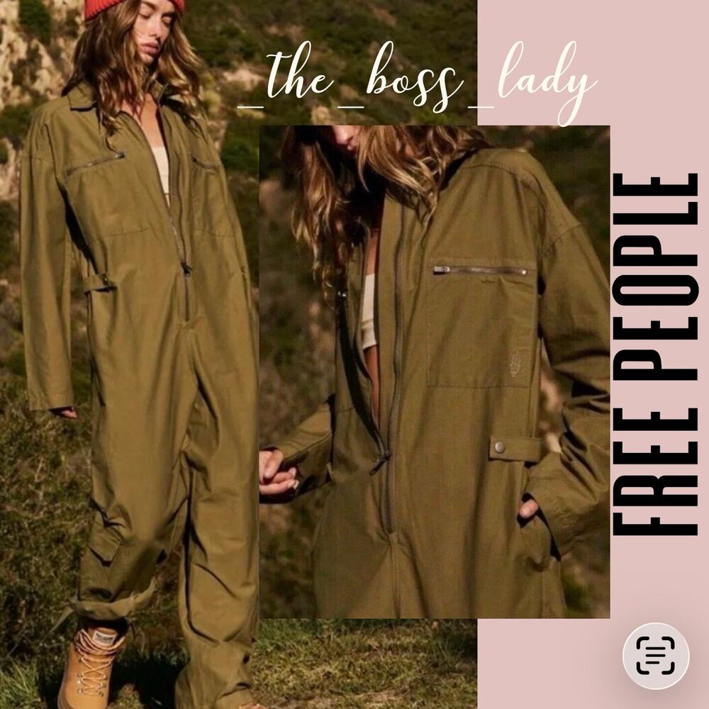 Free People jumpsuit coveralls one-piece onesie utility gorpcore romper Small